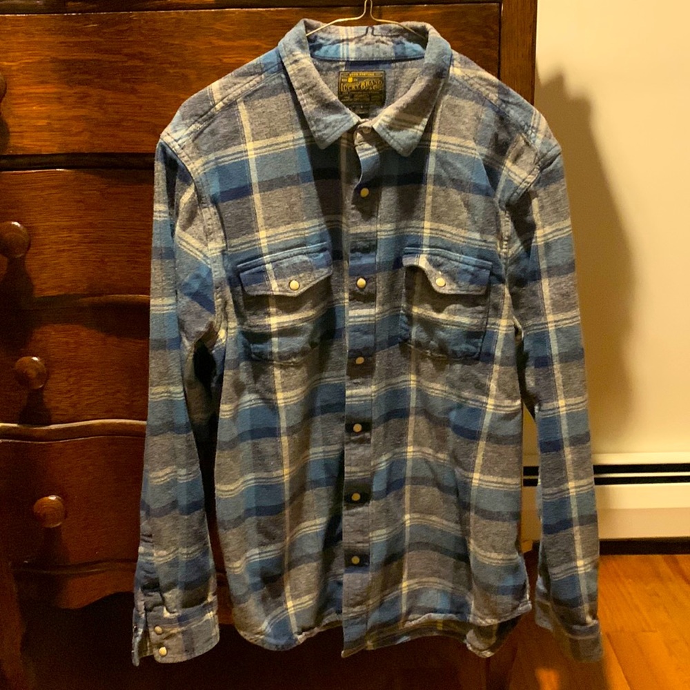 Lucky Brand plaid, flannel shirt